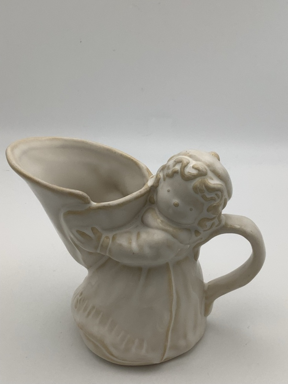 Pottery Barn Eight Maids a Milking Figurine Creamer